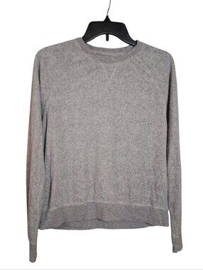 LA Hearts Women Medium Gray Cozy Lightweight Sweatshirt